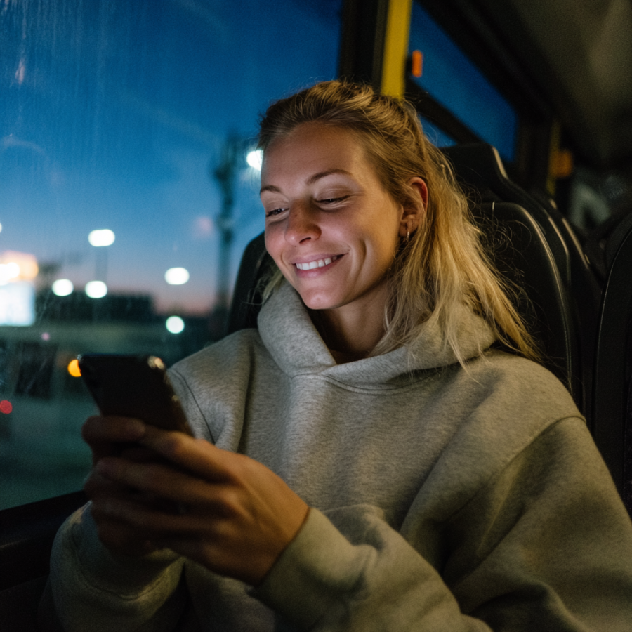 Das Foto zeigt eine Mitarbeiterin der Telcon GmbH, ein Callcenter mitten in Saarbrücken mit vielen, guten Jobangeboten.